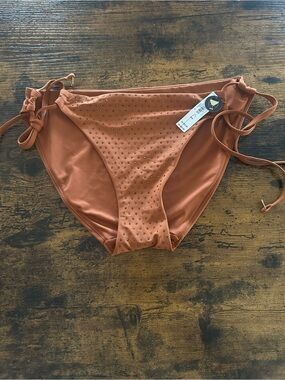 Victoria's Secret Rust-Tone Side Tie Bikini Bottoms